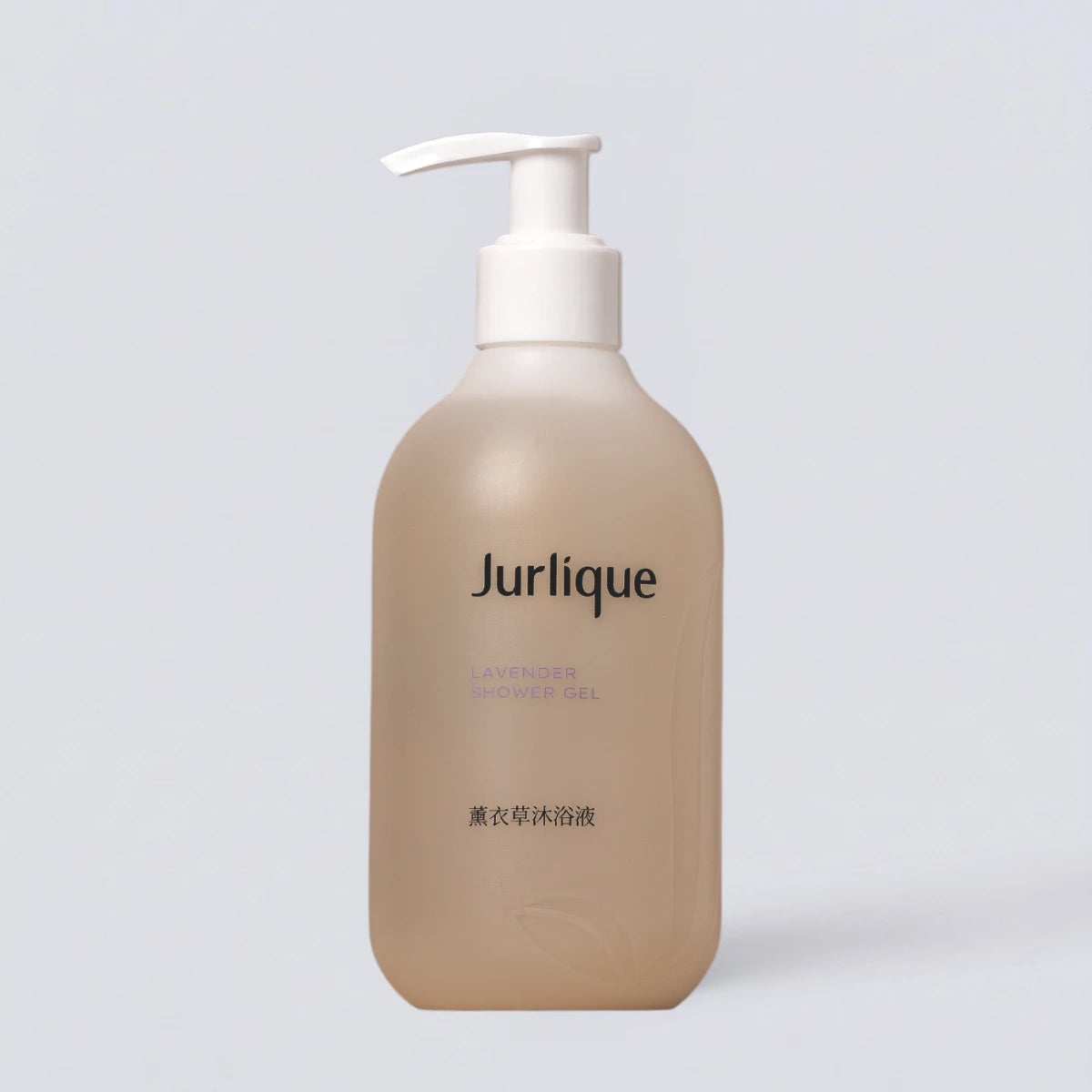 Jurlique Lavender Shower Gel 300ml, as featured in InterContinental luxury suites. Signature organic French lavender and calming botanical body wash by Luxe Hotel Essentials.