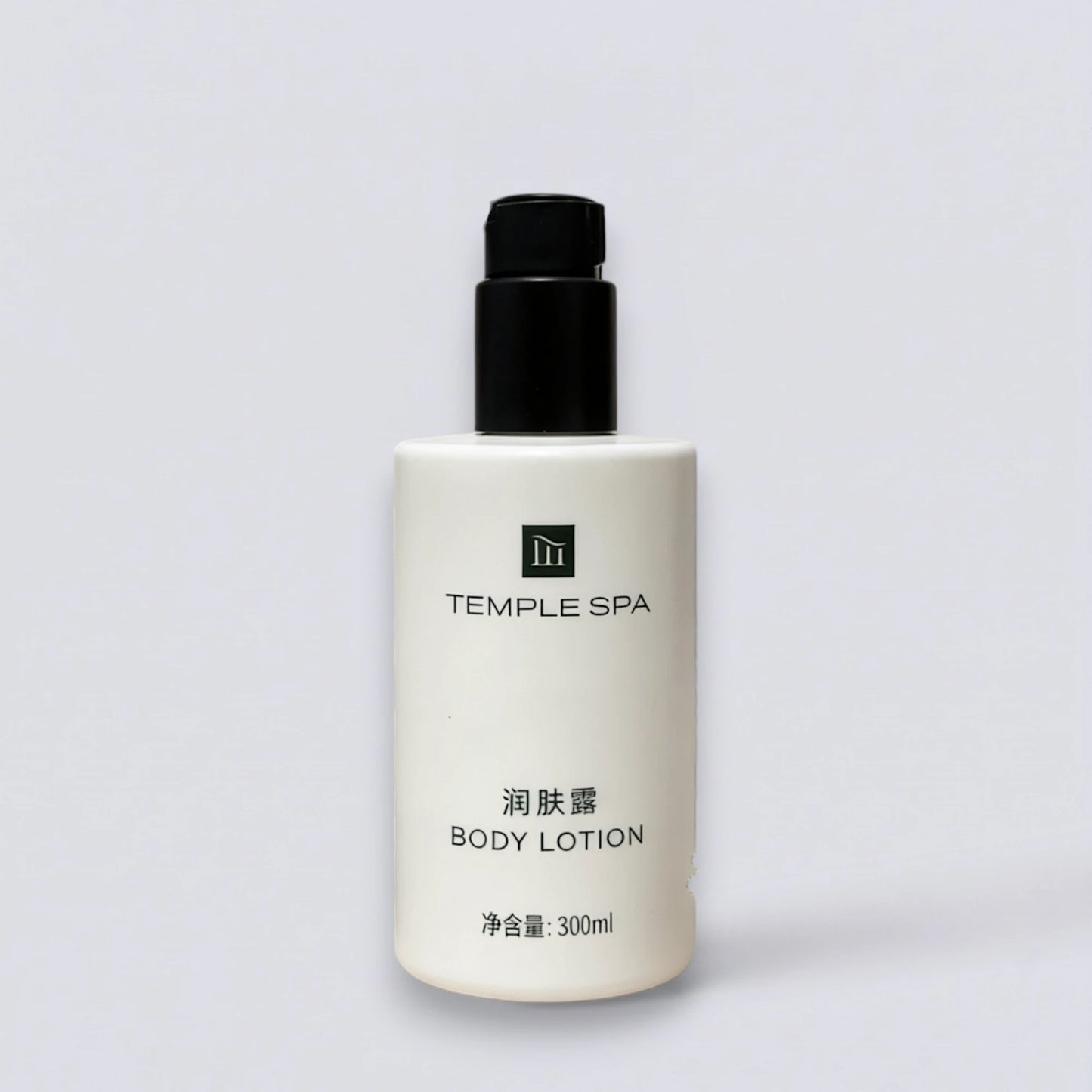TEMPLE SPA Peace Be Still Body Lotion 300ml, the iconic calming fragrance of Ham Yard. Silky smooth aromatherapy body cream by Luxe Hotel Essentials.