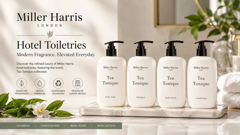 MILLER HARRIS Hotel Toiletries: The Fragrance-Led Luxury Behind a Five-Star Hotel Bathroom