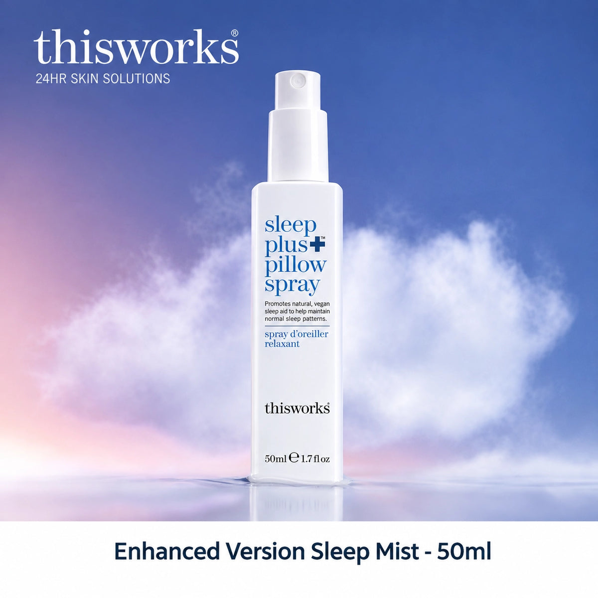 THISWORKS Deep Sleep Pillow Mist | Relaxing Sleep & Wellness Aromatherapy