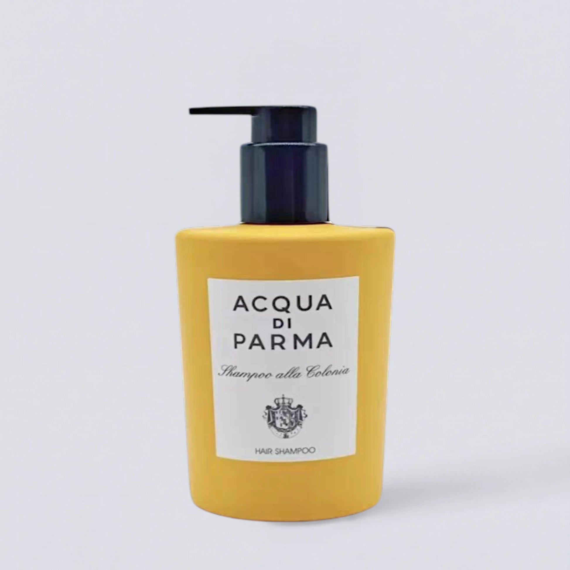 Acqua di Parma Colonia Shampoo 300ml, inspired by the signature Solar Citrus scent of Shangri-La Hotels. Iconic Italian luxury hair care by Luxe Hotel Essentials.