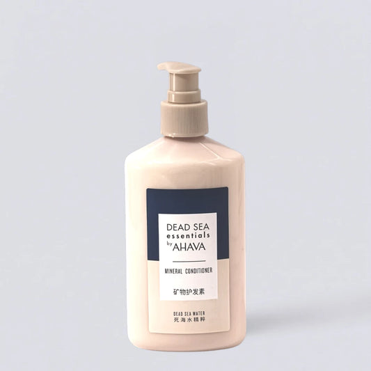 Dead Sea Minerals Conditioner 300ml, as featured in Atlantis luxury suites. Signature moisture-locking and strand-fortifying deep sea hair conditioner by Luxe Hotel Essentials.