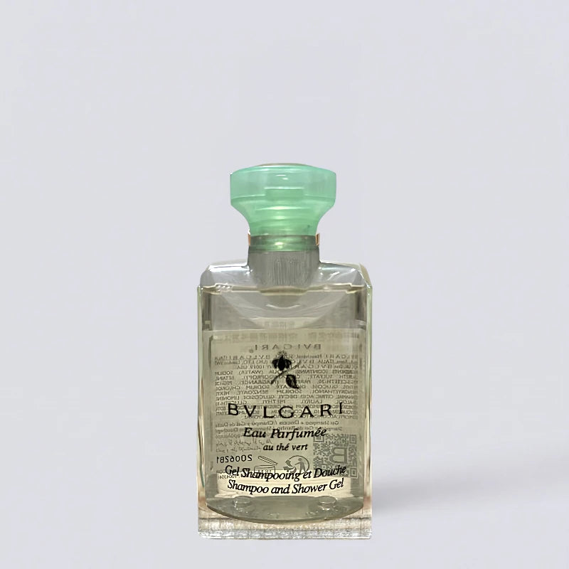 BVLGARI Green Tea Hotel Toiletries Collection | Luxury Shampoo, Body Wash & More (travel size 75ml)