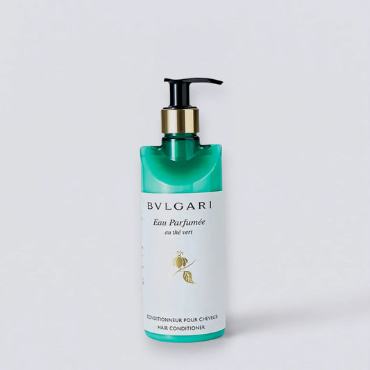 Bvlgari Green Tea Conditioner 300ml, premium hair care inspired by Bvlgari Hotel amenities. Sophisticated botanical formula by Luxe Hotel Essentials.