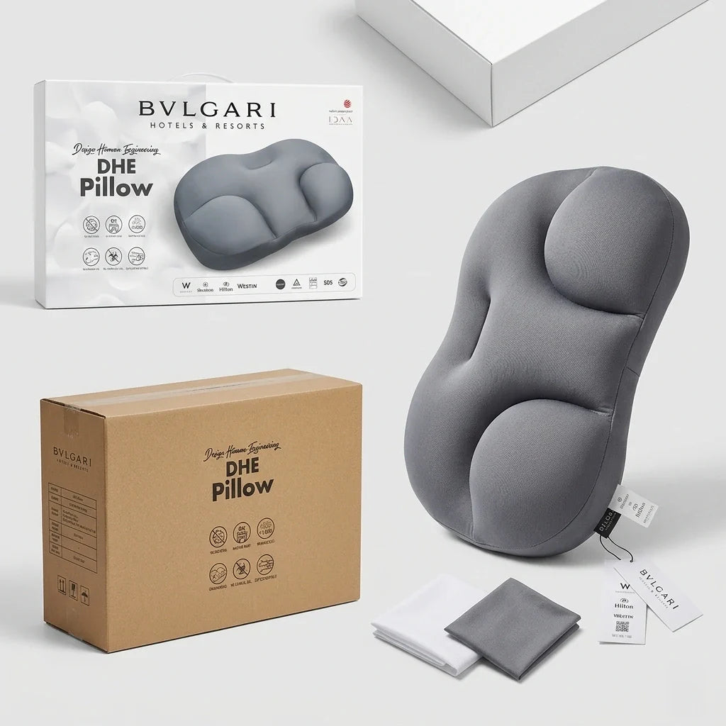 Bvlgari Hotel DHE Insomnia Terminator Pillow | Luxury Bedding