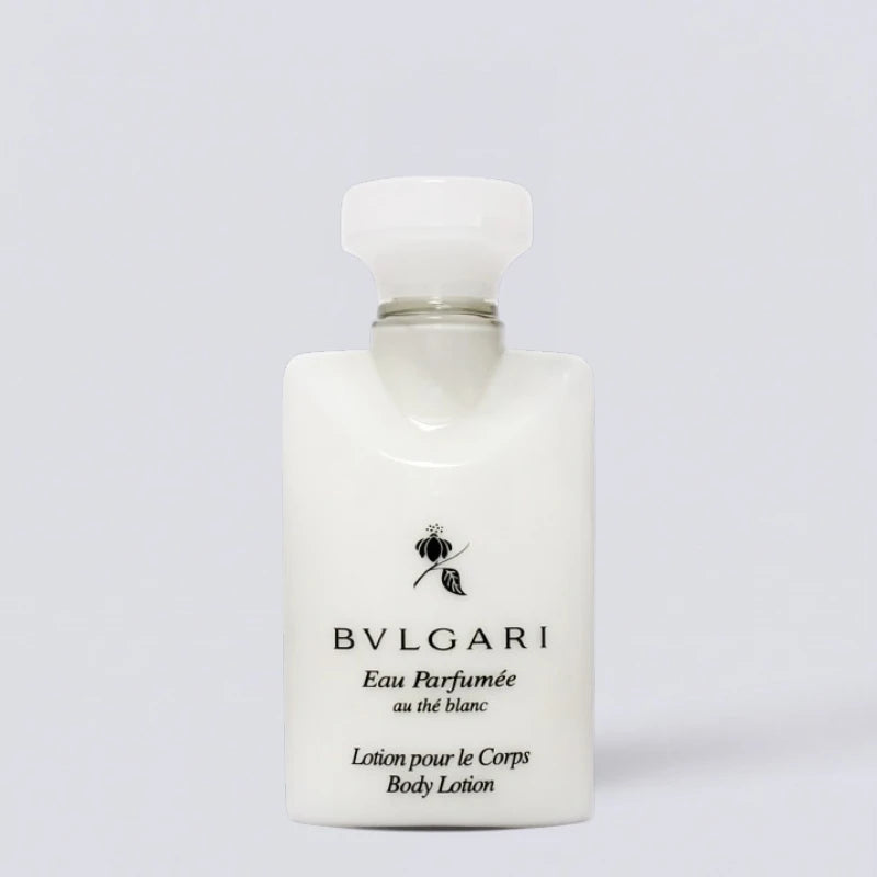 BVLGARI White Tea Hotel Toiletries Collection | Luxury Shampoo, Body Wash & More (travel size 75ml)