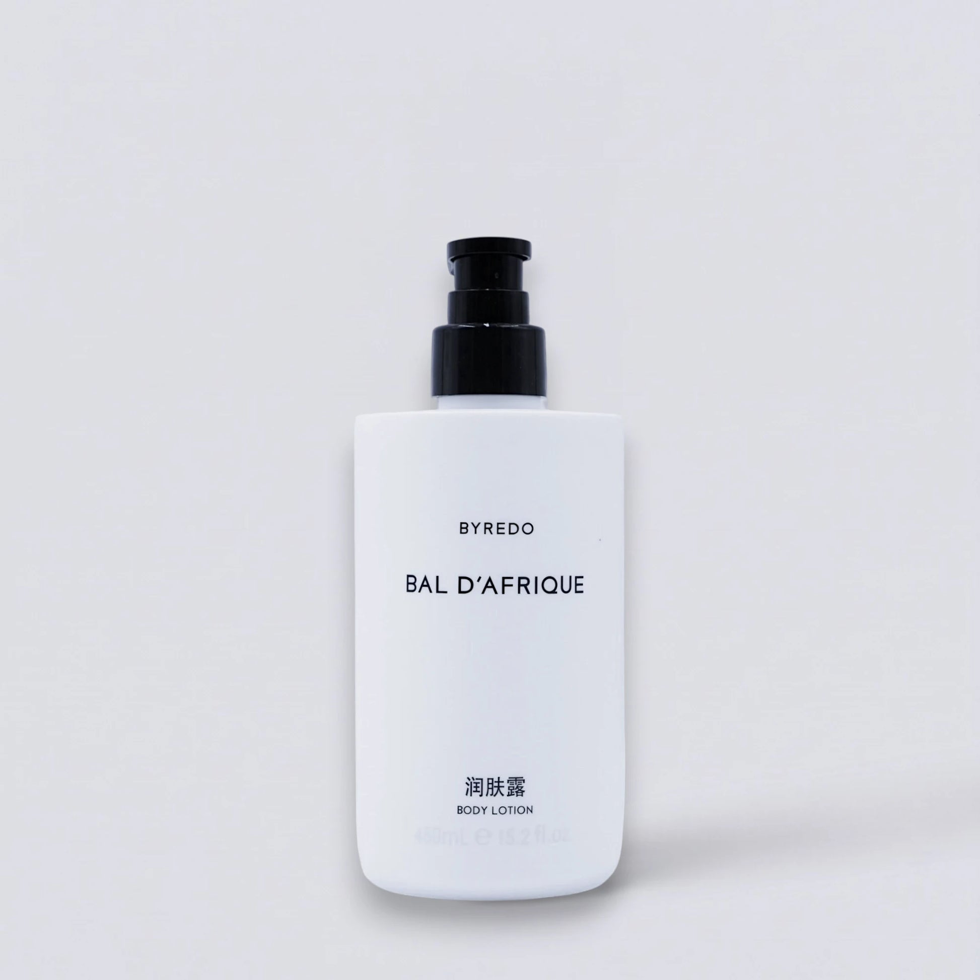 BYREDO Bal d'Afrique Body Lotion 450ml, the legendary signature fragrance of InterContinental Hotels. Silky smooth body cream by Luxe Hotel Essentials.