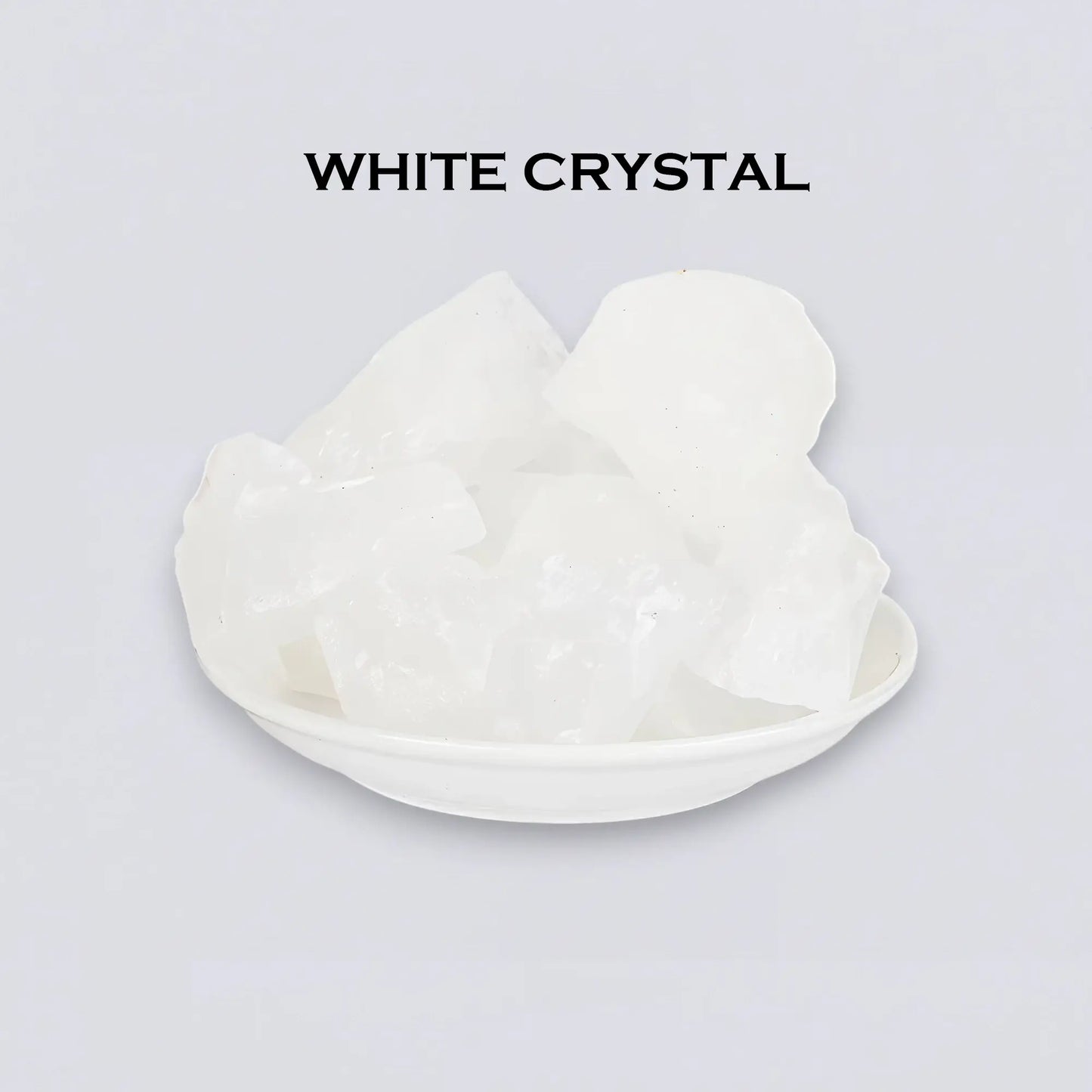 Clear White Quartz Crystal 100g, the master healer. Pure natural stone diffuser for energy clearing and focus by Luxe Hotel Essentials.