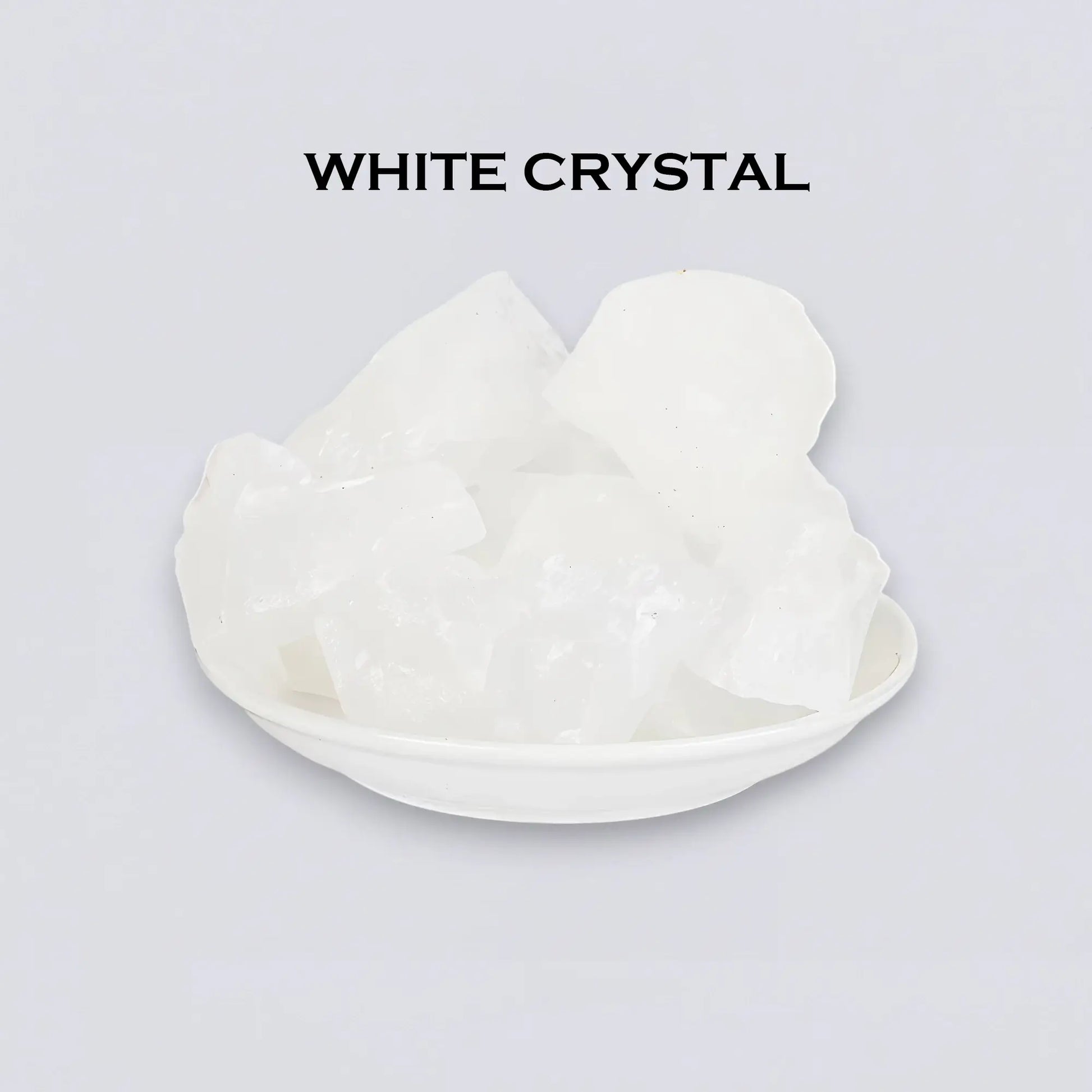 Clear White Quartz Crystal 100g, the master healer. Pure natural stone diffuser for energy clearing and focus by Luxe Hotel Essentials.