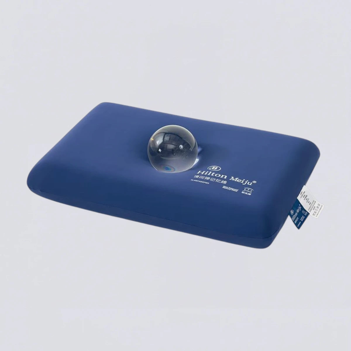 The Hilton Deep Sleep Pro pillow in Deep Ocean Blue