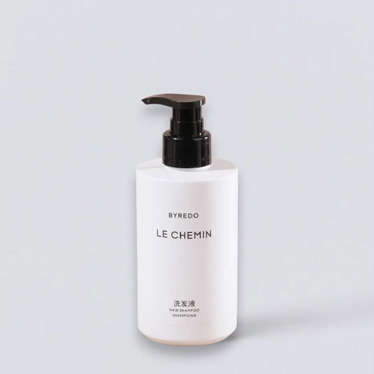 BYREDO Le Chemin Shampoo 300ml, the exclusive botanical scent of InterContinental Hotels. Signature hair care by Luxe Hotel Essentials.
