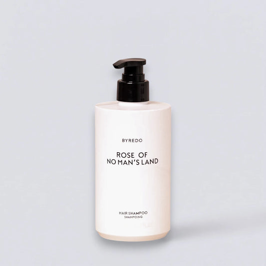 BYREDO Rose of No Man's Land Shampoo 450ml, as featured in InterContinental luxury suites. Sophisticated floral hair care by Luxe Hotel Essentials.