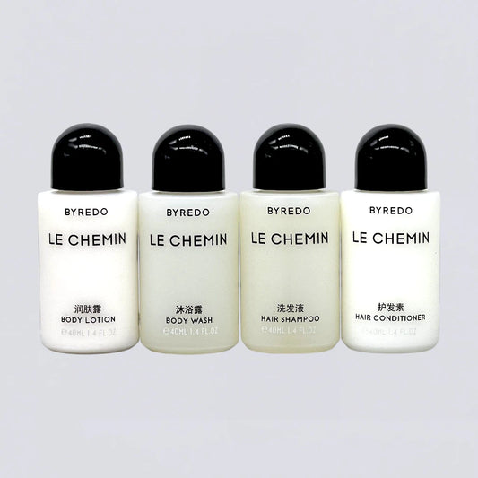 BYREDO Le Chemin Hotel Toiletries Collection | Luxury Shampoo, Body Wash & More (travel size 40ml)