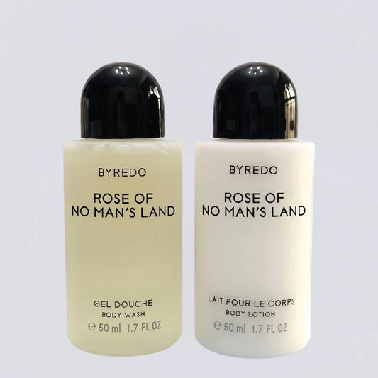 BYREDO Rose of No Man's Land Hotel Toiletries Travel Set | Luxury Shampoo, Body Wash & More (50ml)