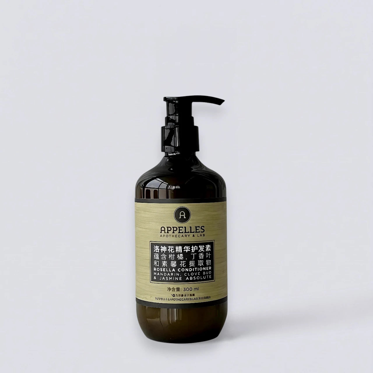 APPELLES Roselle Conditioner 300ml, premium botanical hair care from the Langham collection. Nourishing floral scent by Luxe Hotel Essentials.