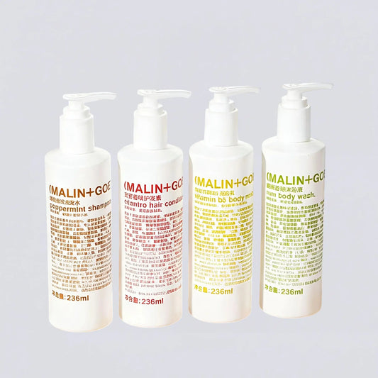 Complete (MALIN+GOETZ) 236ml Collection Set, the full Le Méridien Hotel guest room experience curated by Luxe Hotel Essentials.