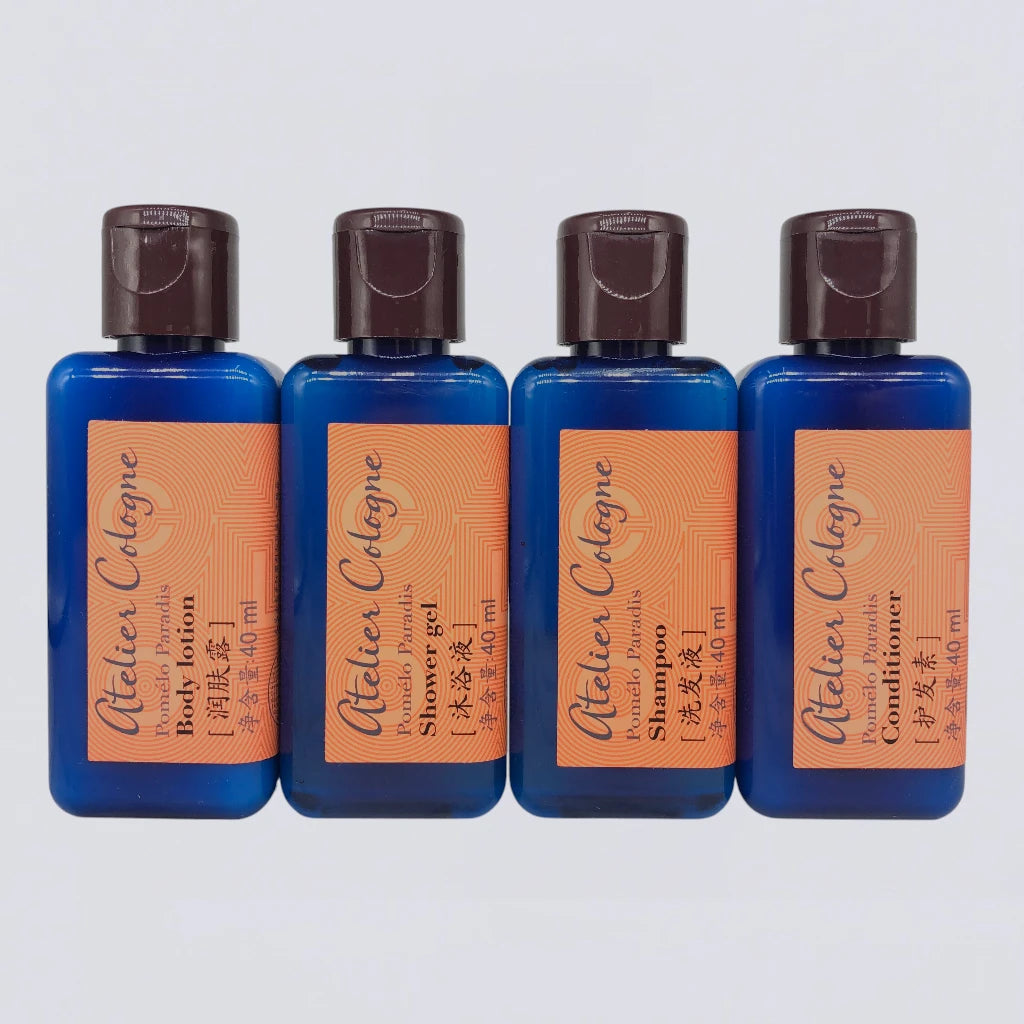 ATELIER COLOGNE Hotel Toiletries Collection | Luxury Shampoo, Body Wash & More (travel size 40ml)