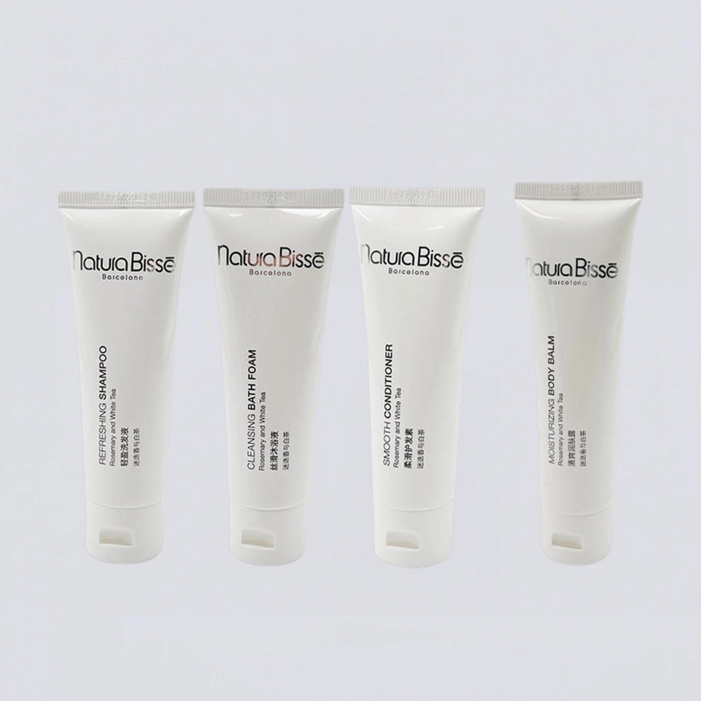NATURA BISSÉ Rosemary & White Tea Hotel Toiletries Collection | Luxury Shampoo, Body Wash & More (travel size 50ml)