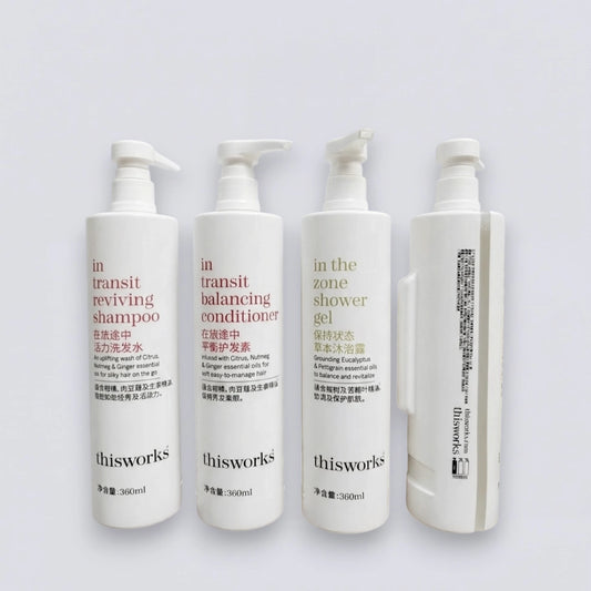 Complete This Works Deep Sleep 360ml Collection Set, the ultimate Marriott Hotel "Great Sleep" experience curated by Luxe Hotel Essentials.