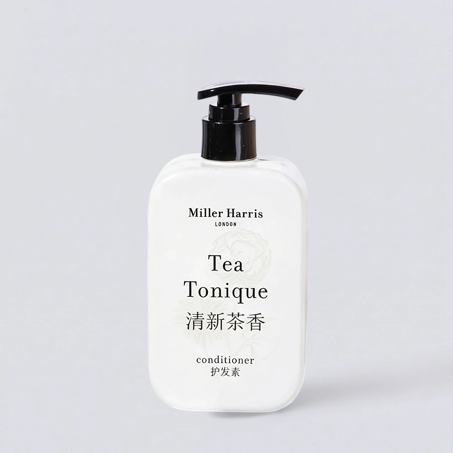 Miller Harris Tea Tonique Conditioner 340ml, premium hair repair with the elegant scent of Miller Harris London. Botanical formula by Luxe Hotel Essentials.