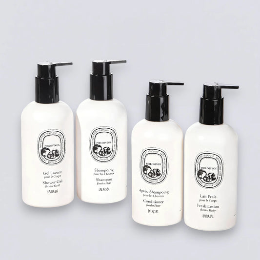 Complete DIPTYQUE Philosykos 300ml Collection Set, the full Ritz-Carlton Hotel guest room experience curated by Luxe Hotel Essentials.
