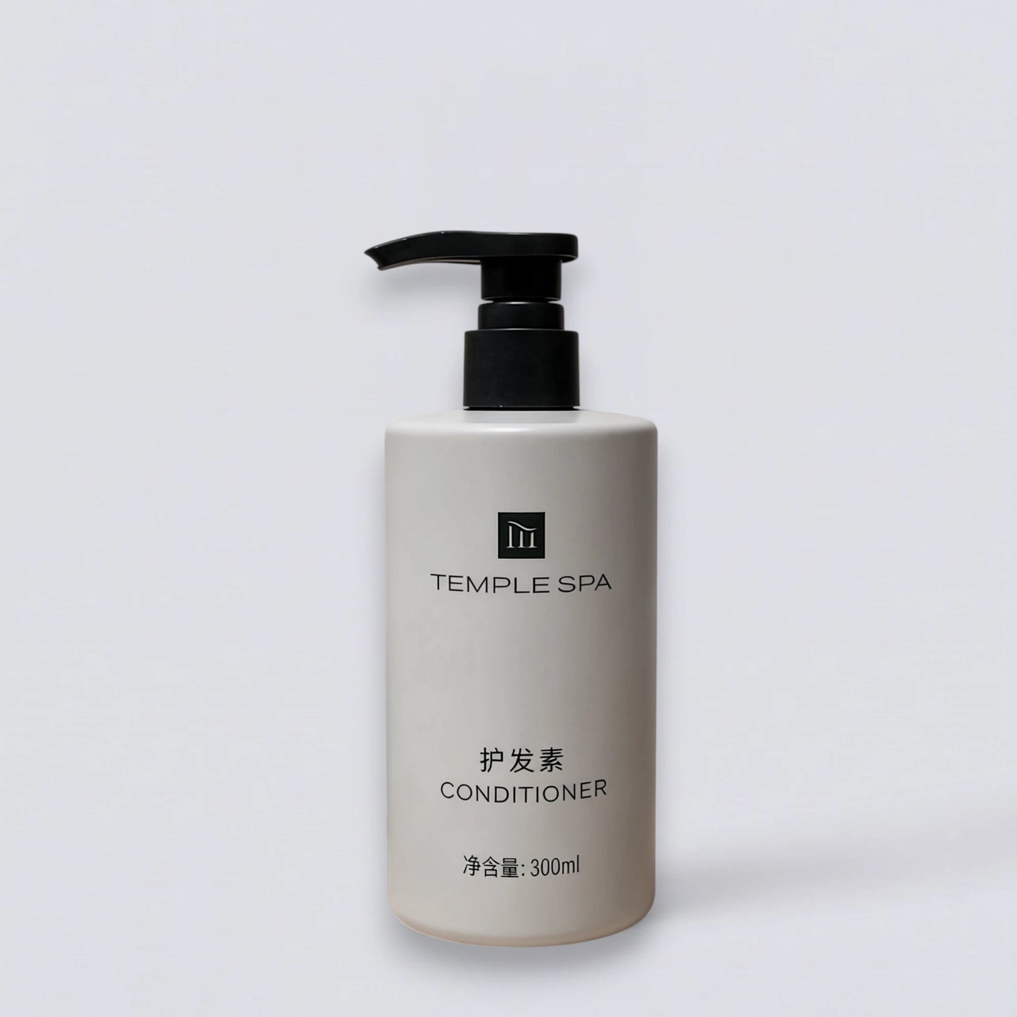 TEMPLE SPA In Good Condition Conditioner 300ml, as featured in Ham Yard Hotel guest rooms. Nourishing and revitalizing botanical formula by Luxe Hotel Essentials.