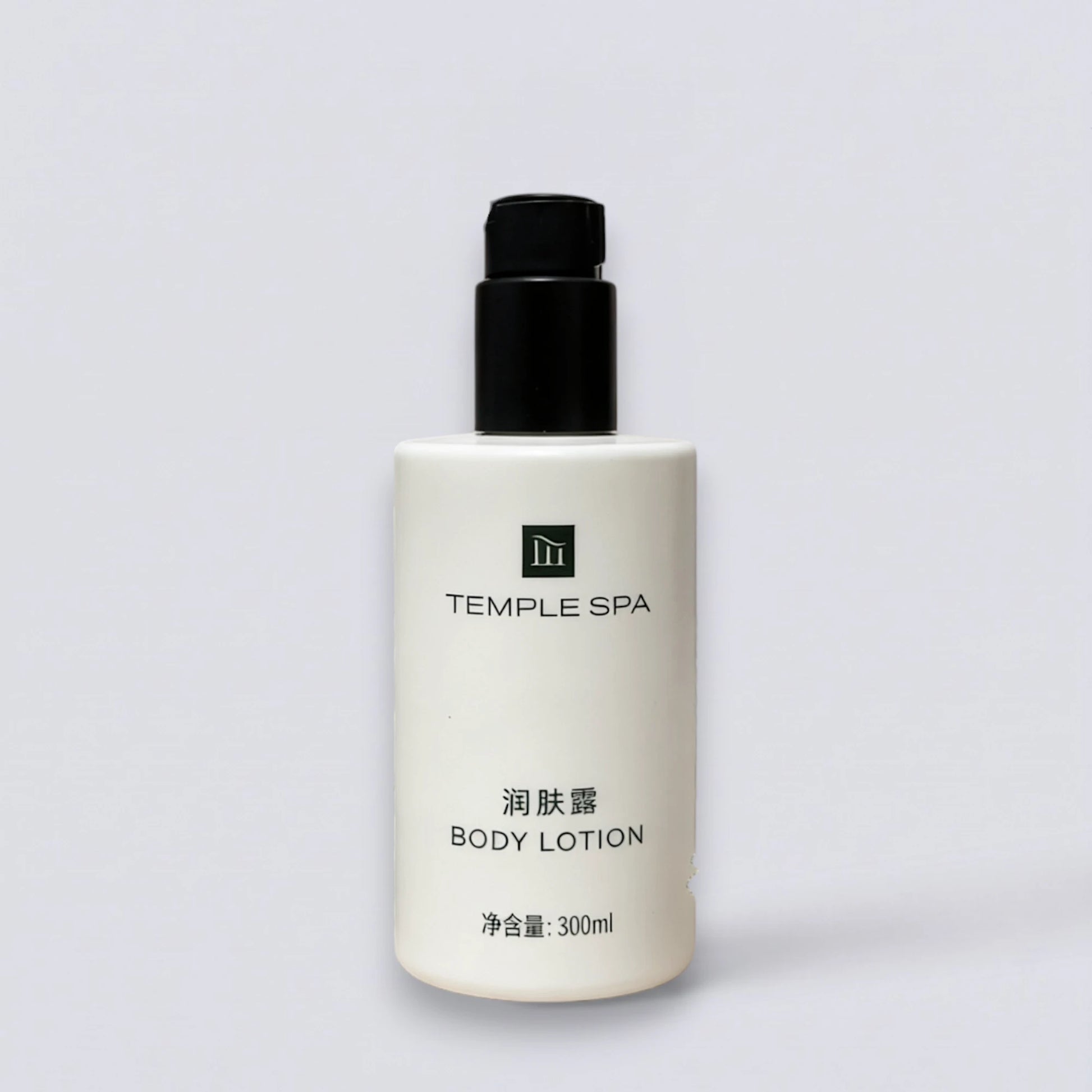 TEMPLE SPA Peace Be Still Body Lotion 300ml, the iconic calming fragrance of Ham Yard. Silky smooth aromatherapy body cream by Luxe Hotel Essentials.
